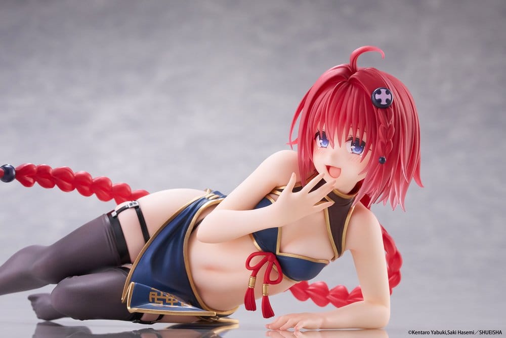 To Love-Ru Darkness figurine PVC Desktop Cute Mea Kurosaki (Chinese Dress Ver.) 13 cm