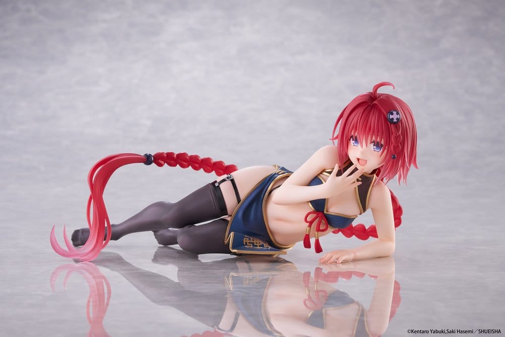 To Love-Ru Darkness figurine PVC Desktop Cute Mea Kurosaki (Chinese Dress Ver.) 13 cm