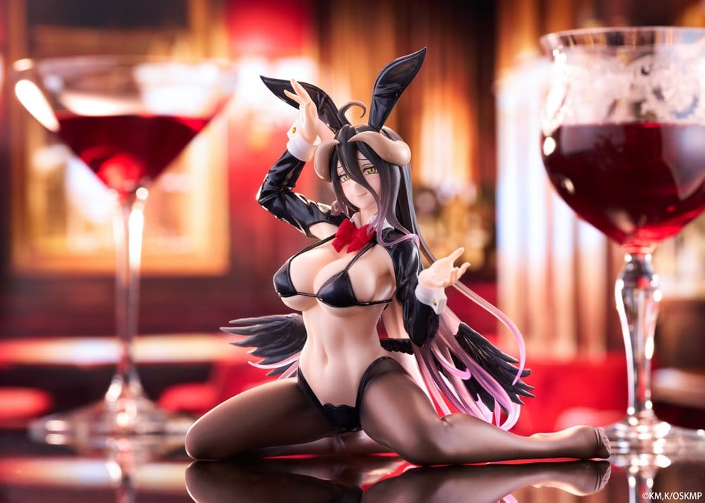 Overlord figurine PVC Moflock Albedo (Reverse Bunny Suit Ver.) 13 cm