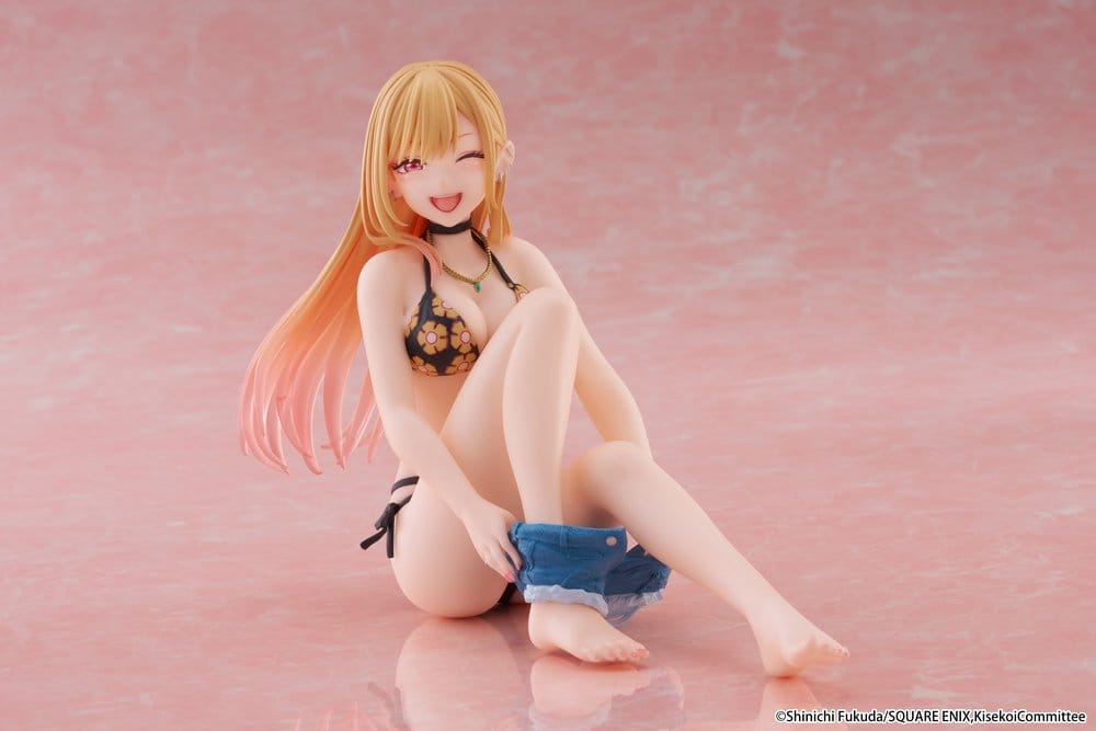 My Dress-Up Darling figurine PVC Desktop Cute Marin Kitagawa (Measured Swimsuit Ver.) Reissue 13 cm