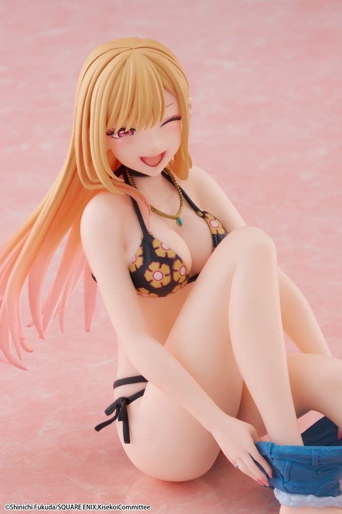 My Dress-Up Darling figurine PVC Desktop Cute Marin Kitagawa (Measured Swimsuit Ver.) Reissue 13 cm