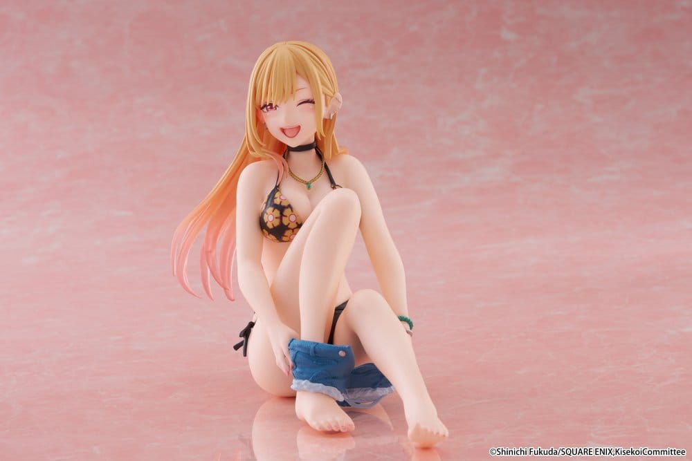 My Dress-Up Darling figurine PVC Desktop Cute Marin Kitagawa (Measured Swimsuit Ver.) Reissue 13 cm