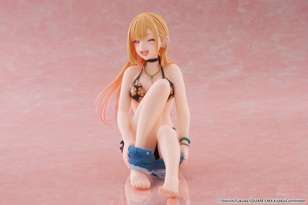 My Dress-Up Darling figurine PVC Desktop Cute Marin Kitagawa (Measured Swimsuit Ver.) Reissue 13 cm