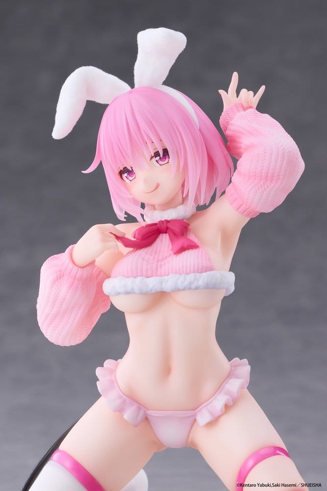 To Love-Ru Darkness figurine PVC MOFLOCK Momo (Fluffy Bunny Ver.) 13 cm