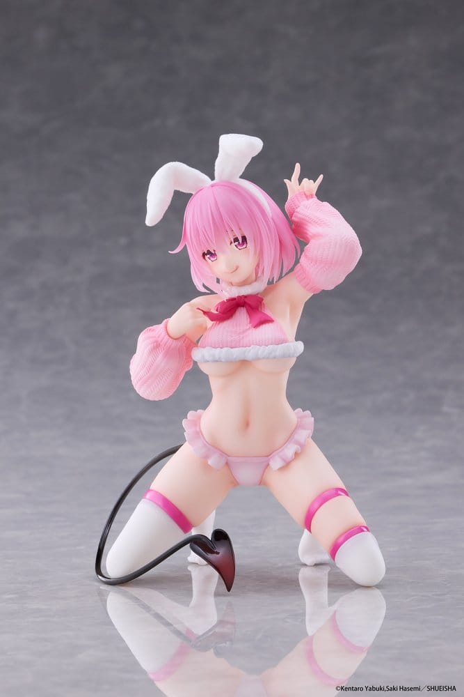 To Love-Ru Darkness figurine PVC MOFLOCK Momo (Fluffy Bunny Ver.) 13 cm