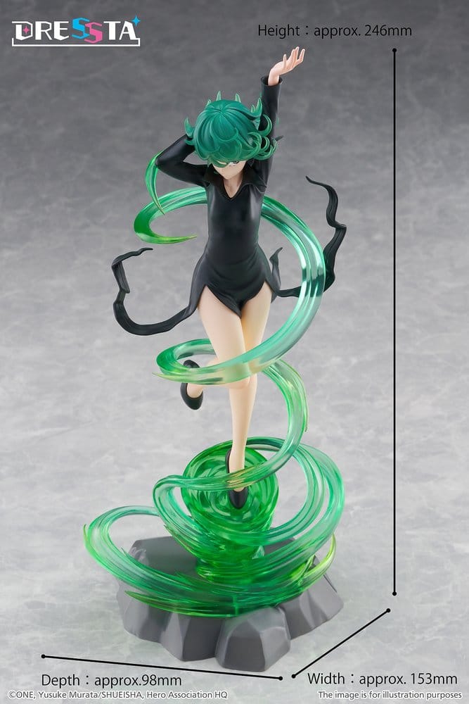 One-Punch Man Dressta figurine PVC Terrible Tornado 24 cm