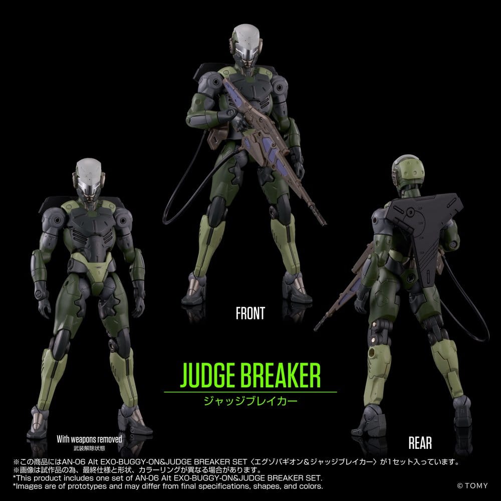Altered Nano figurine AN-06 Alt Exo-Buggy-On & Judge Breaker Set 16 cm