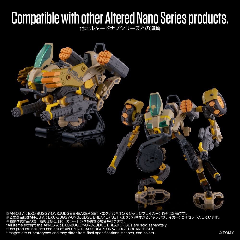 Altered Nano figurine AN-06 Alt Exo-Buggy-On & Judge Breaker Set 16 cm