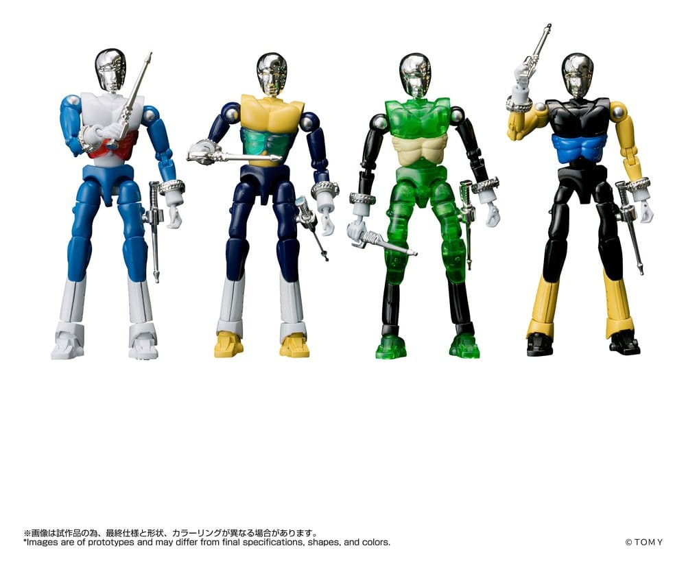 Microman Legacysoul Pack de 4 figurines SPYM M14X Set