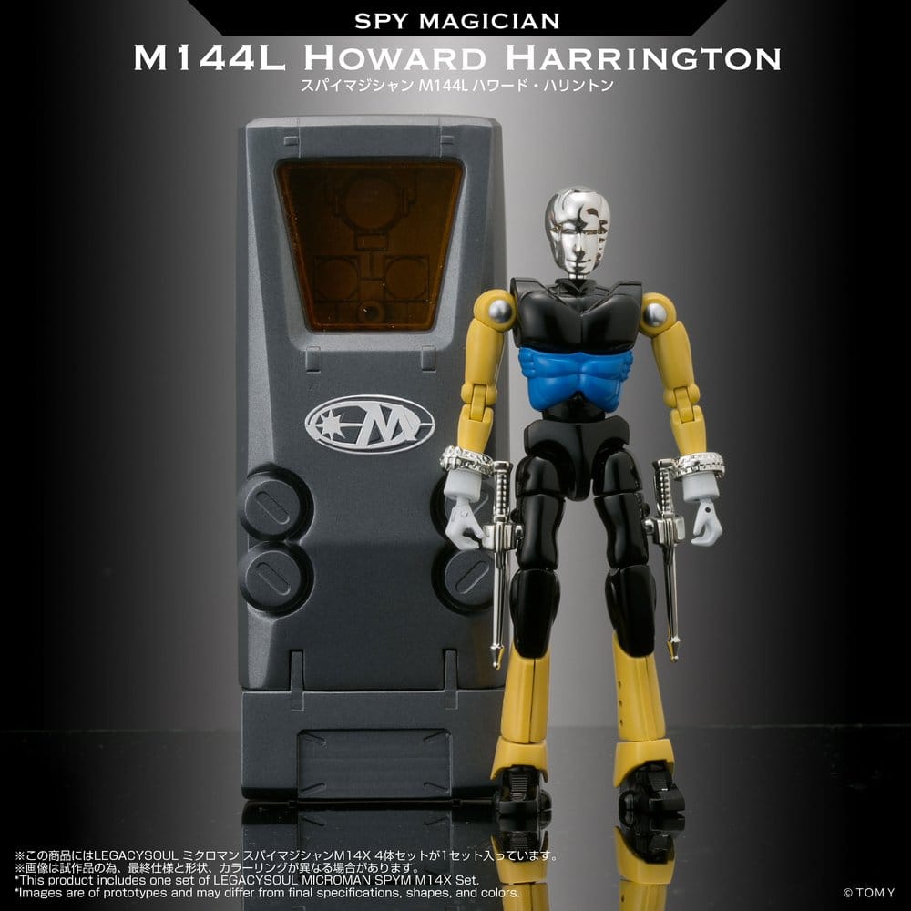 Microman Legacysoul Pack de 4 figurines SPYM M14X Set