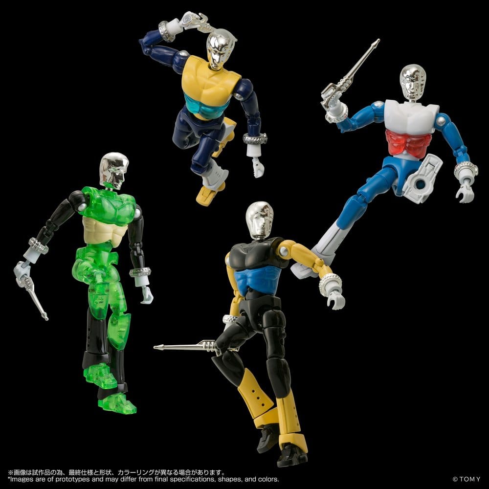Microman Legacysoul Pack de 4 figurines SPYM M14X Set