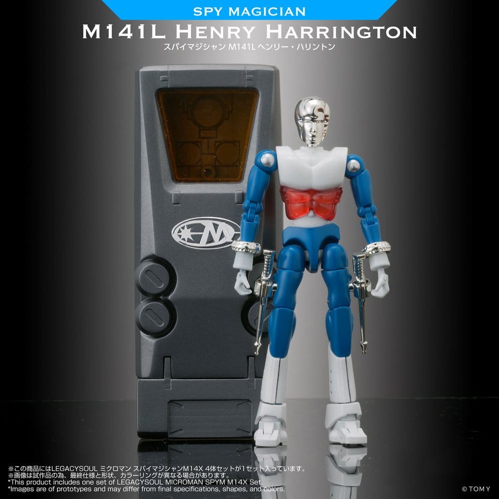 Microman Legacysoul Pack de 4 figurines SPYM M14X Set