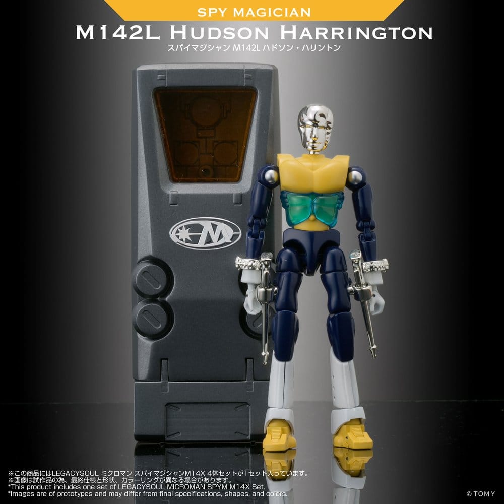 Microman Legacysoul Pack de 4 figurines SPYM M14X Set