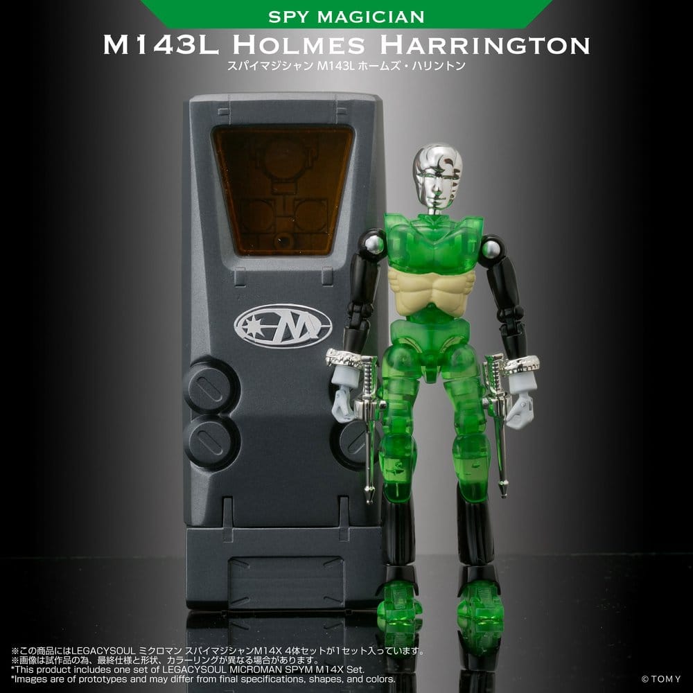 Microman Legacysoul Pack de 4 figurines SPYM M14X Set