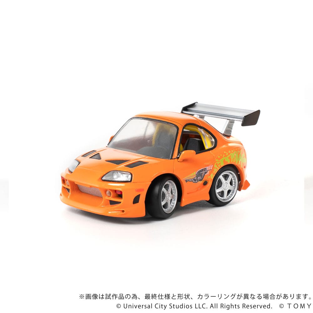Fast & Furious véhicule avec minifigurine Q-Village Toyota Supra JZA80 9 cm