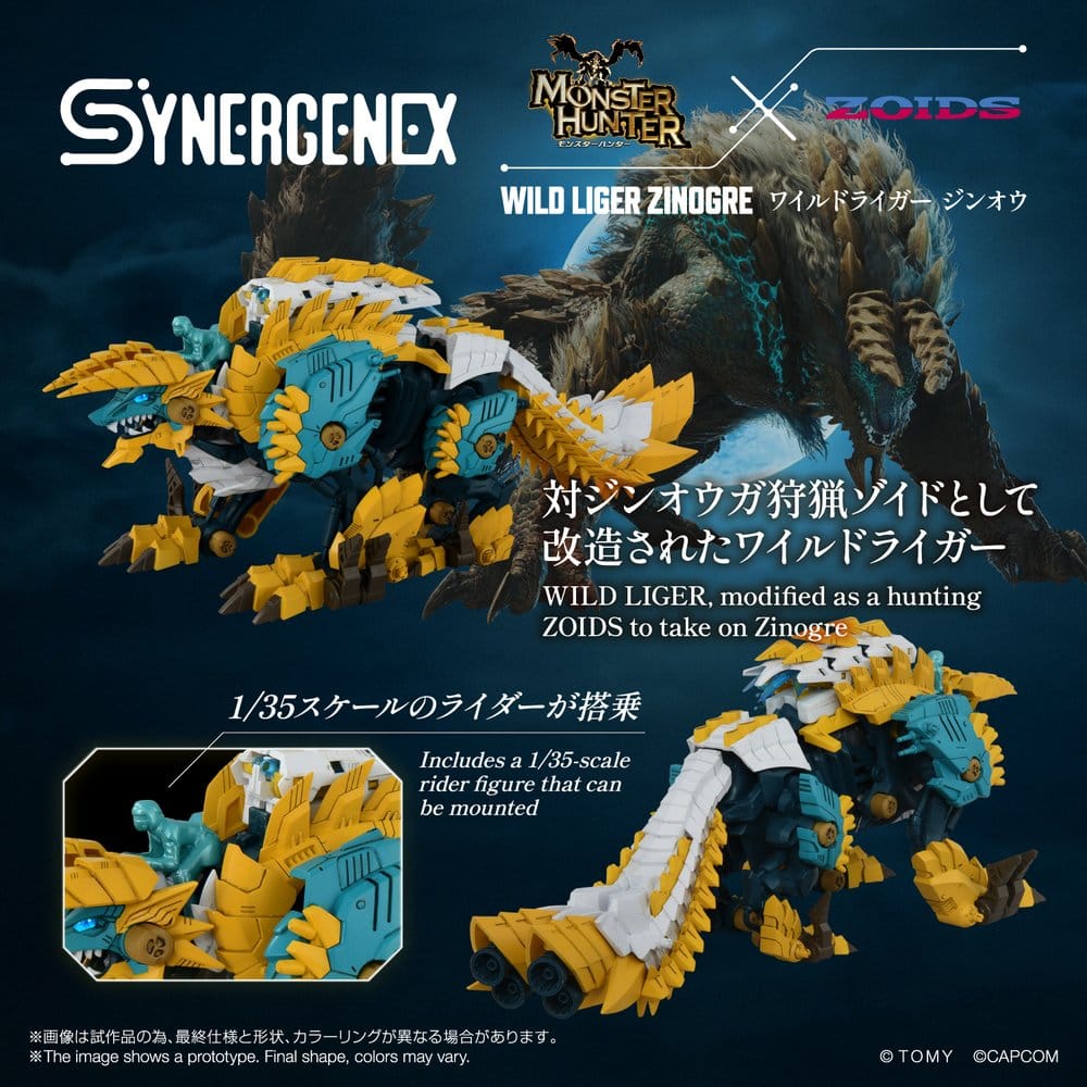 Zoids figurine Wild Liger Zinogre 29 cm