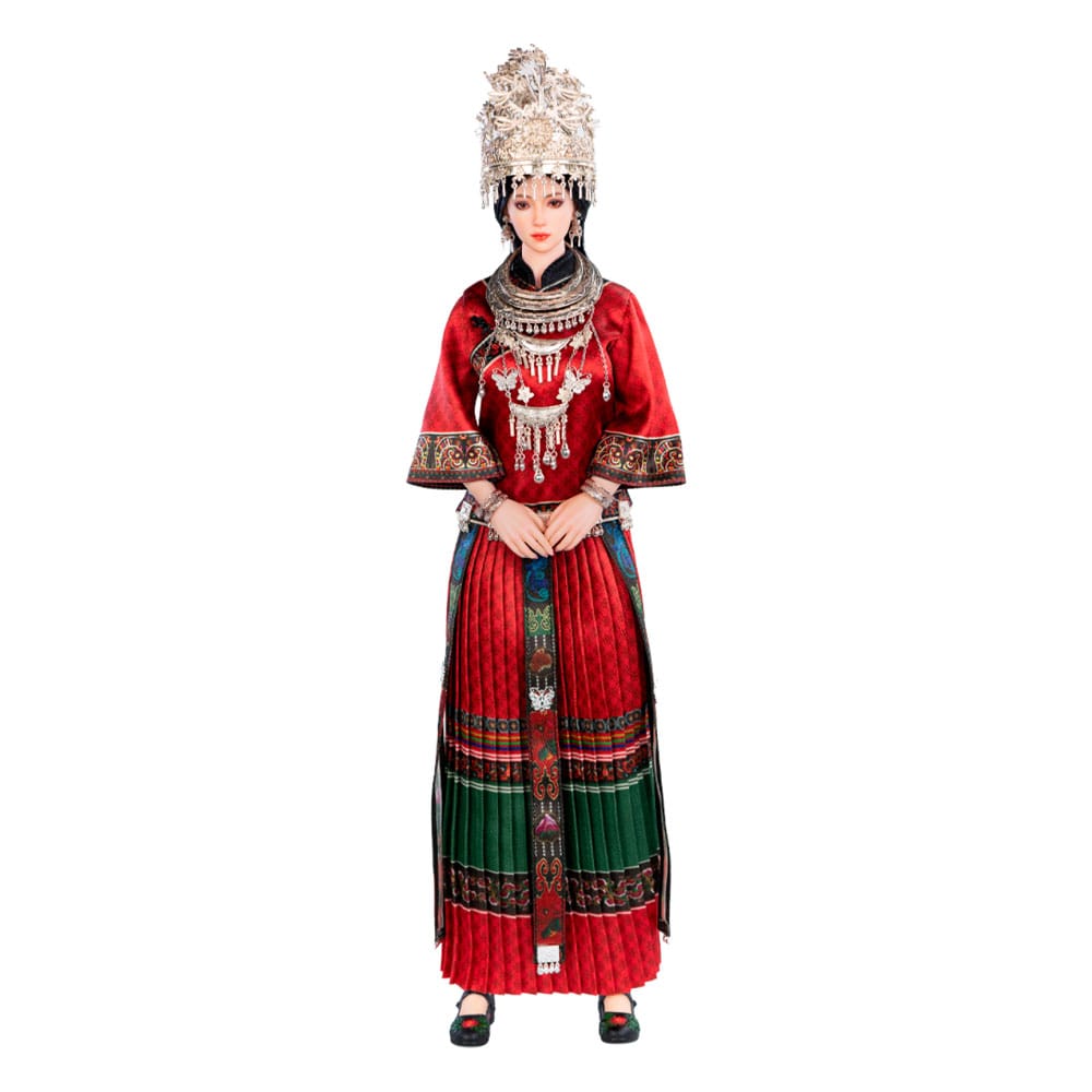 The Miao of China's 56 Ethnic Groups figurine 1/6 Red 30 cm