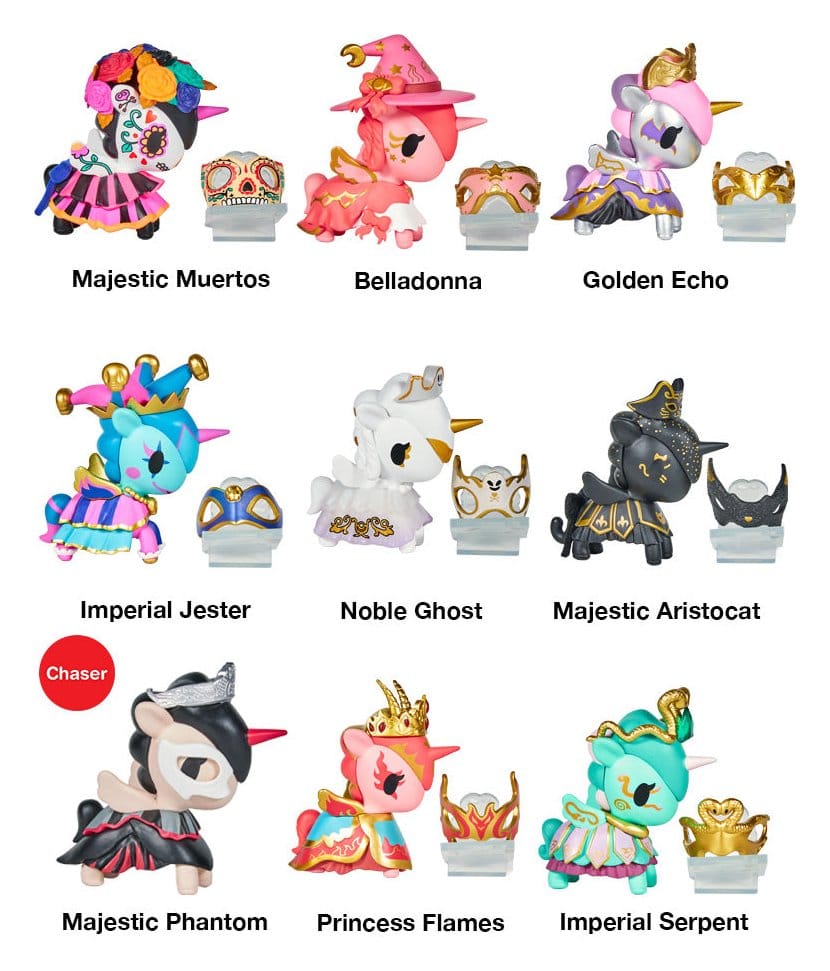 Unicorno assortiment figurines Blind Box Masquerade 7 cm (8)