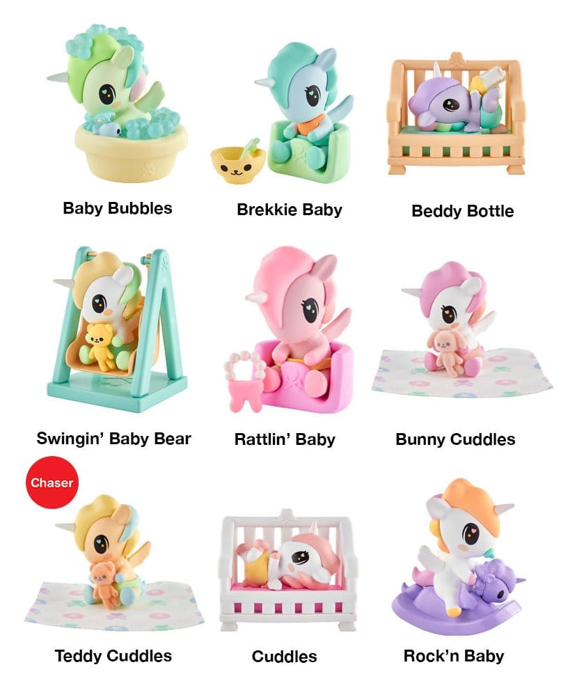 Unicorno assortiment figurines Blind Box Baby 6 cm (8)