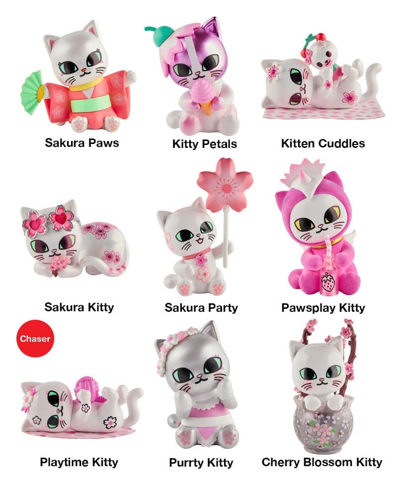 Cherry Blossom Cats assortiment figurines Blind Box (8)