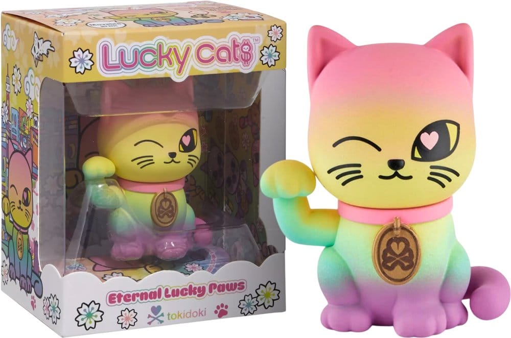 Lucky Cats Window Box figurine Eternal Lucky Paws 6 cm