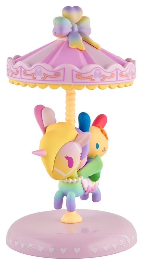 tokidoki x HKF figurine Window Box U*SA*HA*NA & Can Can Sweet Pink Carousel Special Edition 8 cm