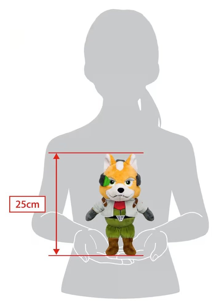 Star Fox peluche Fox McCloud 25 cm