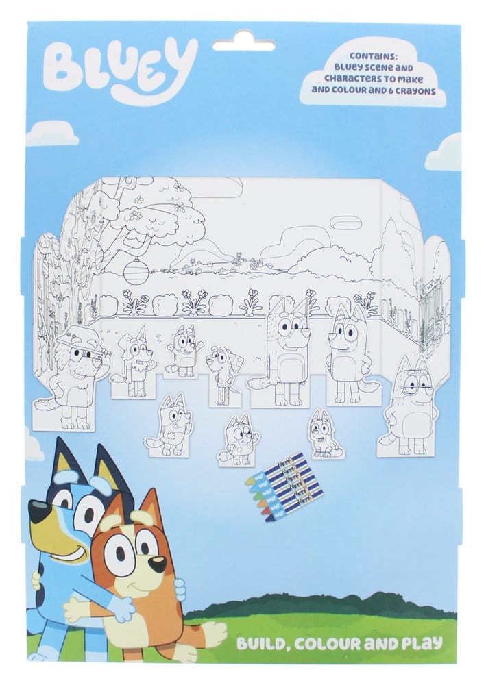 Bluey Set Monde de coloriage et de jeu