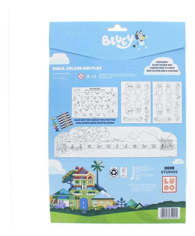 Bluey Set Monde de coloriage et de jeu