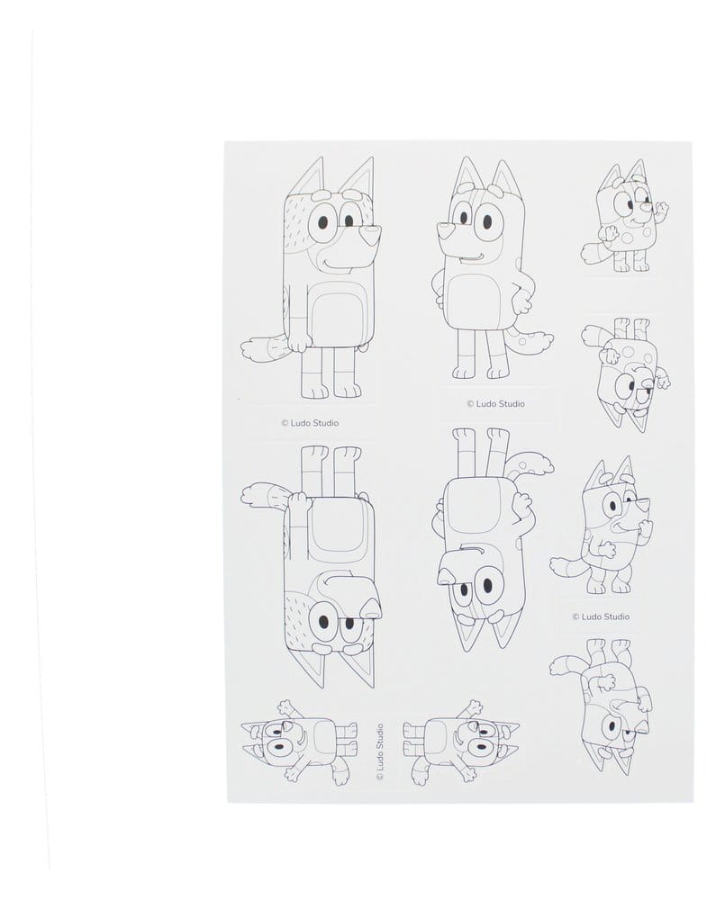 Bluey Set Monde de coloriage et de jeu