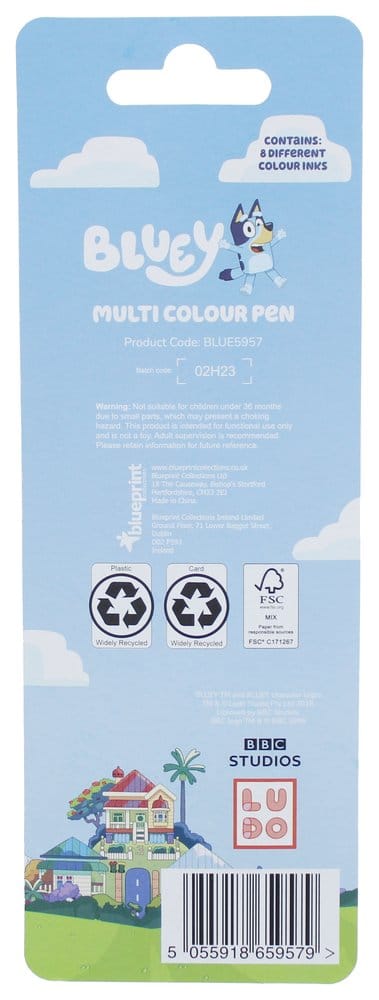 Bluey Stylo Multicolore