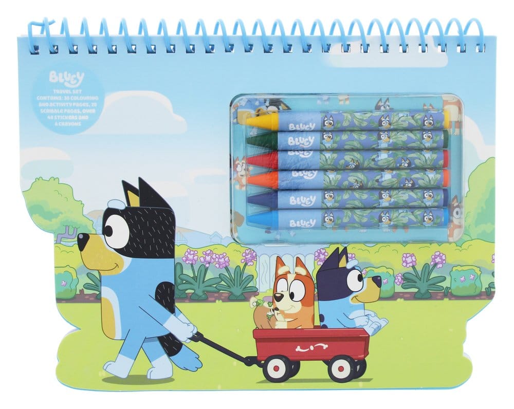 Bluey Set de Coloriage de Voyage
