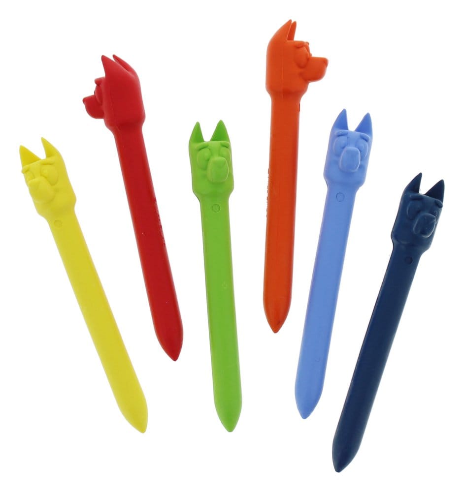 Bluey Crayons de cire Pack de 6