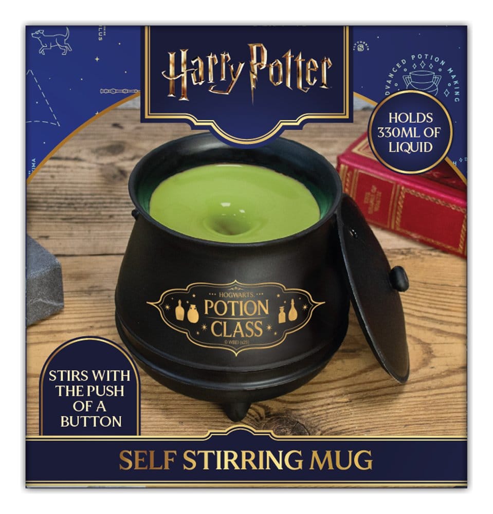 Harry Potter mug Chaudron auto-remuant avec couvercle Magical Locations