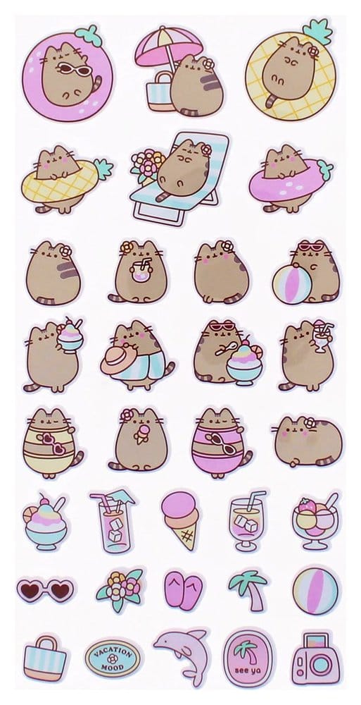 Pusheen Set d'Autocollants