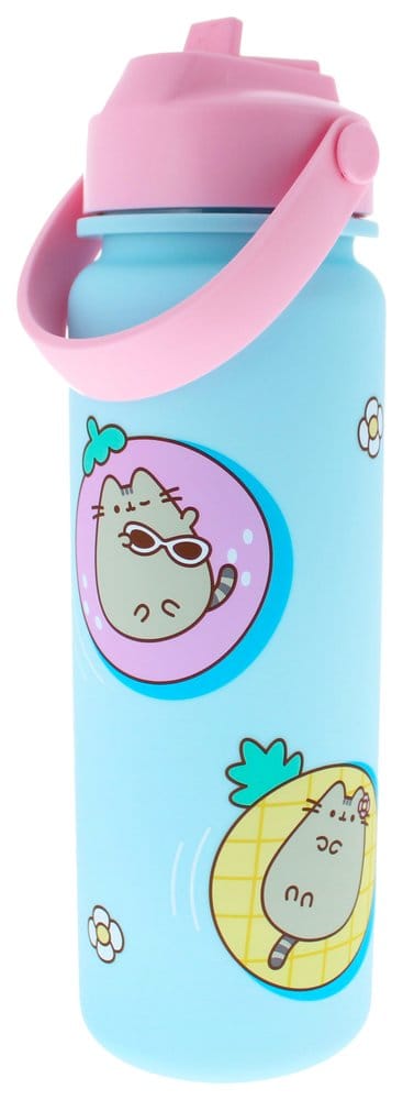 Pusheen bouteille d'eau Flip Top By The Pool Bleu
