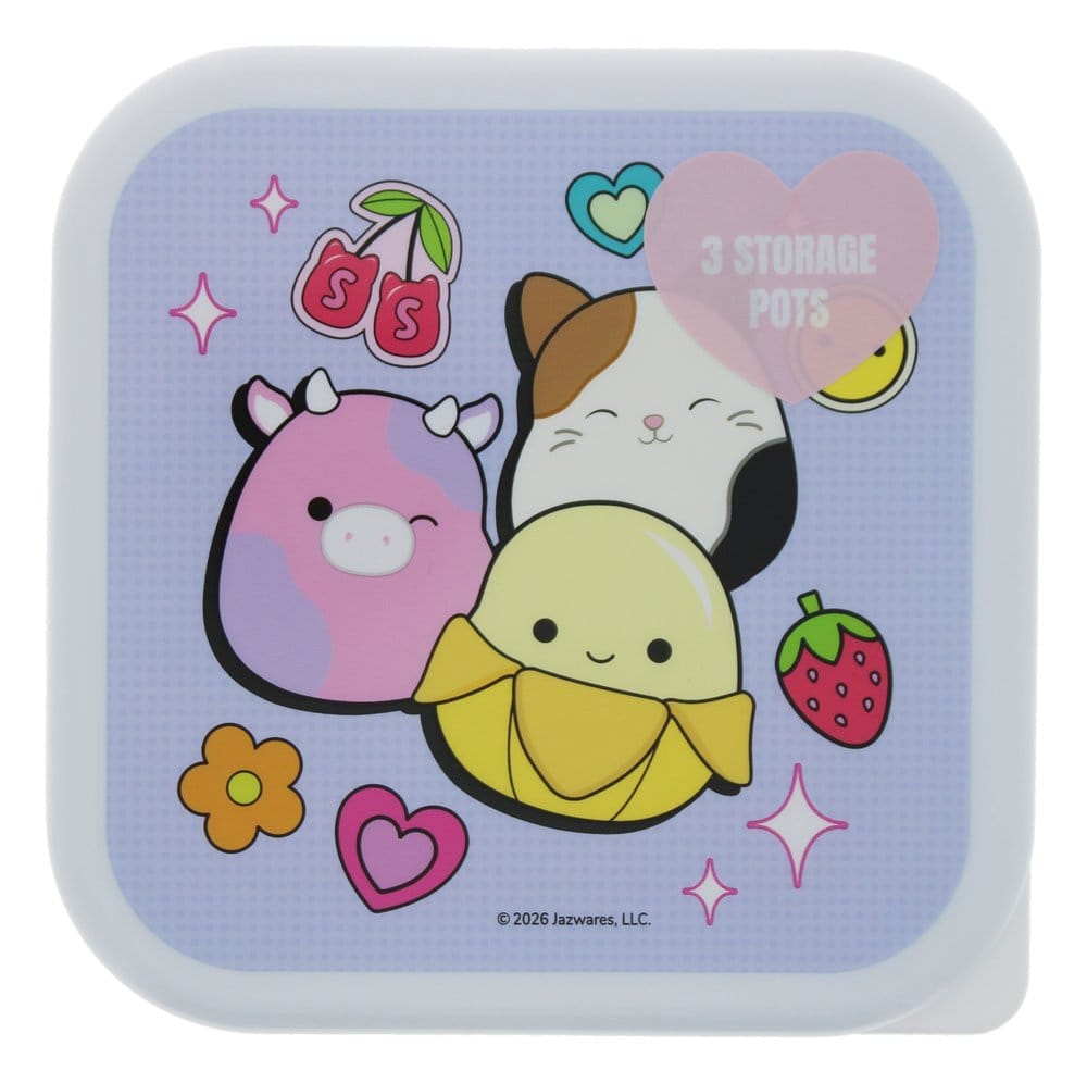 Squishmallows boîtes à goûter Pack de 3