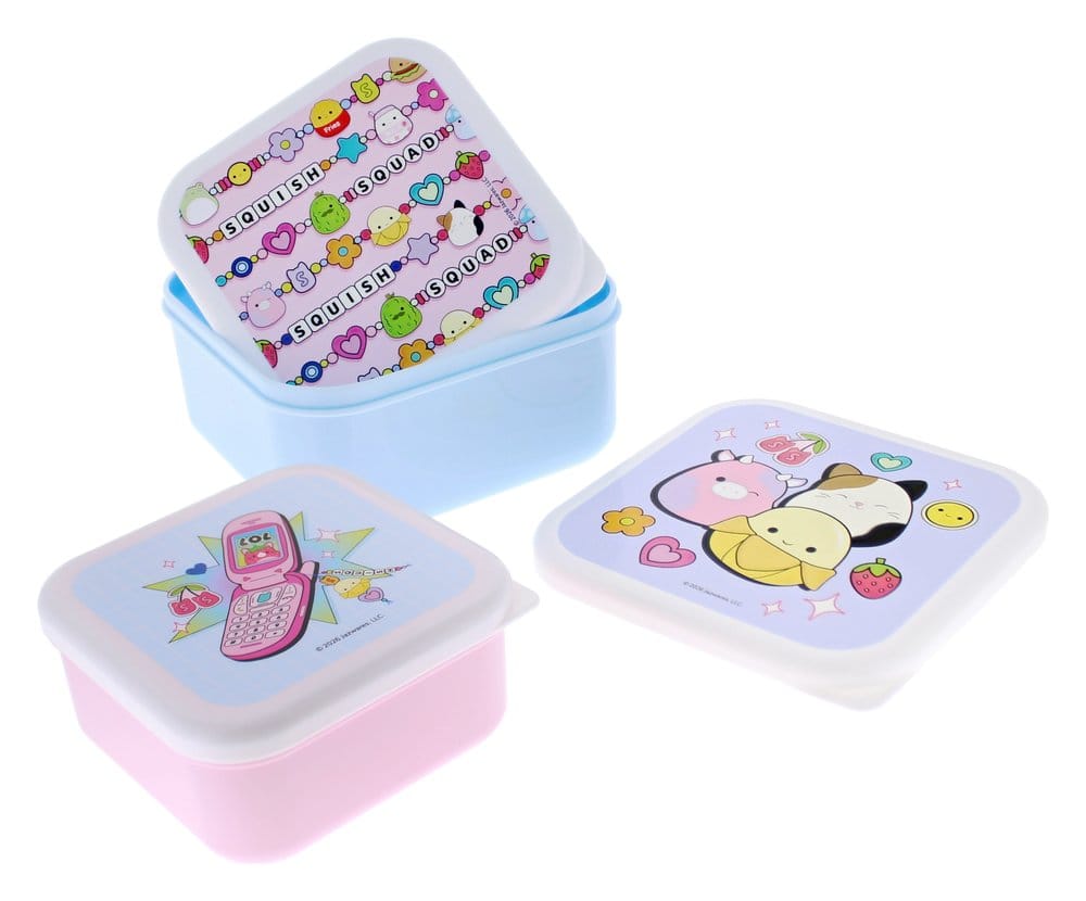 Squishmallows boîtes à goûter Pack de 3