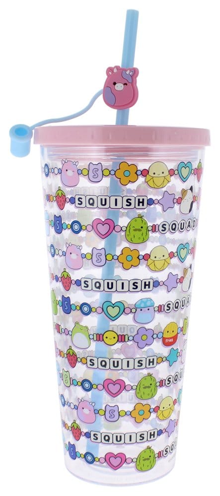 Squishmallows Gobelet avec Paille Squish Squad 700 ml