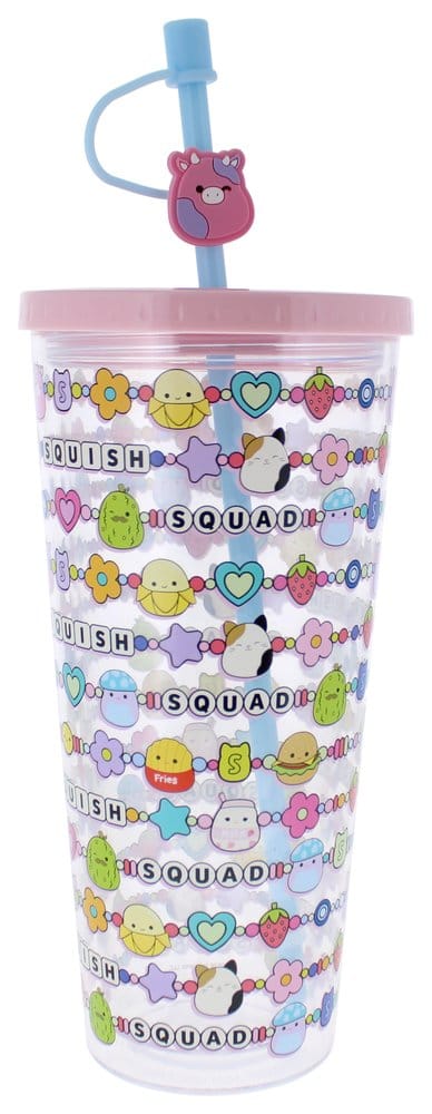Squishmallows Gobelet avec Paille Squish Squad 700 ml