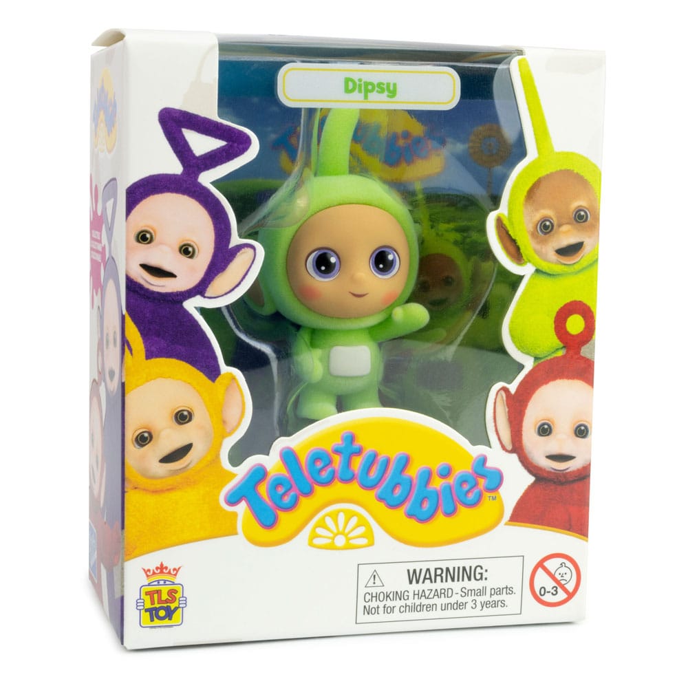 Teletubbies figurine mini Cheebee Dipsy Flocked 6 cm
