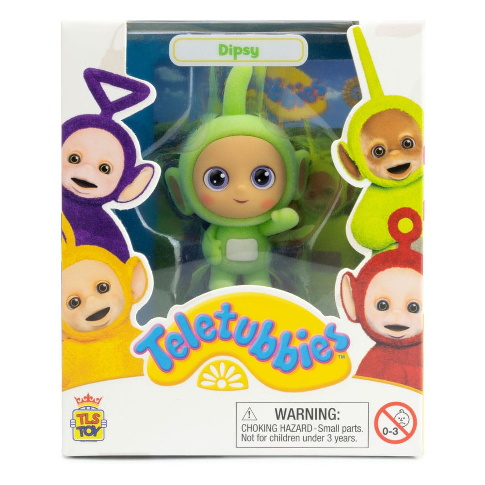 Teletubbies figurine mini Cheebee Dipsy Flocked 6 cm