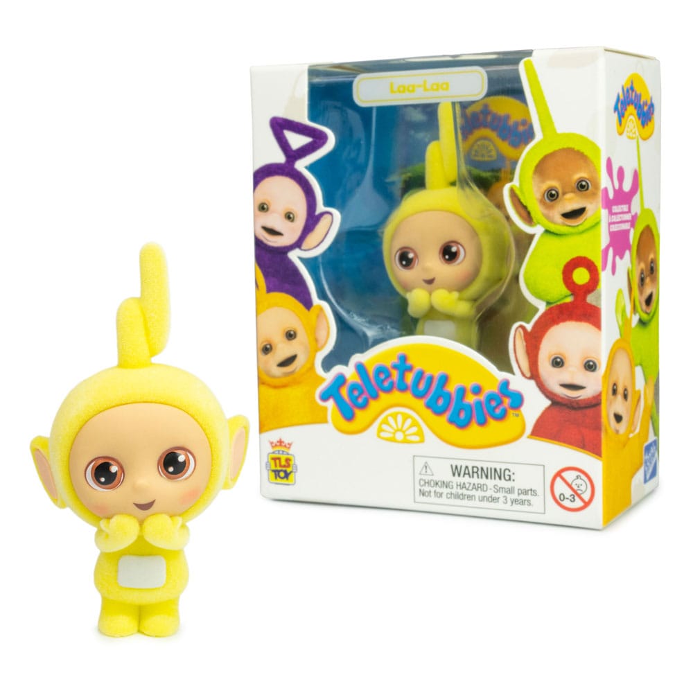 Teletubbies figurine mini Cheebee Laa-Laa Flocked 6 cm