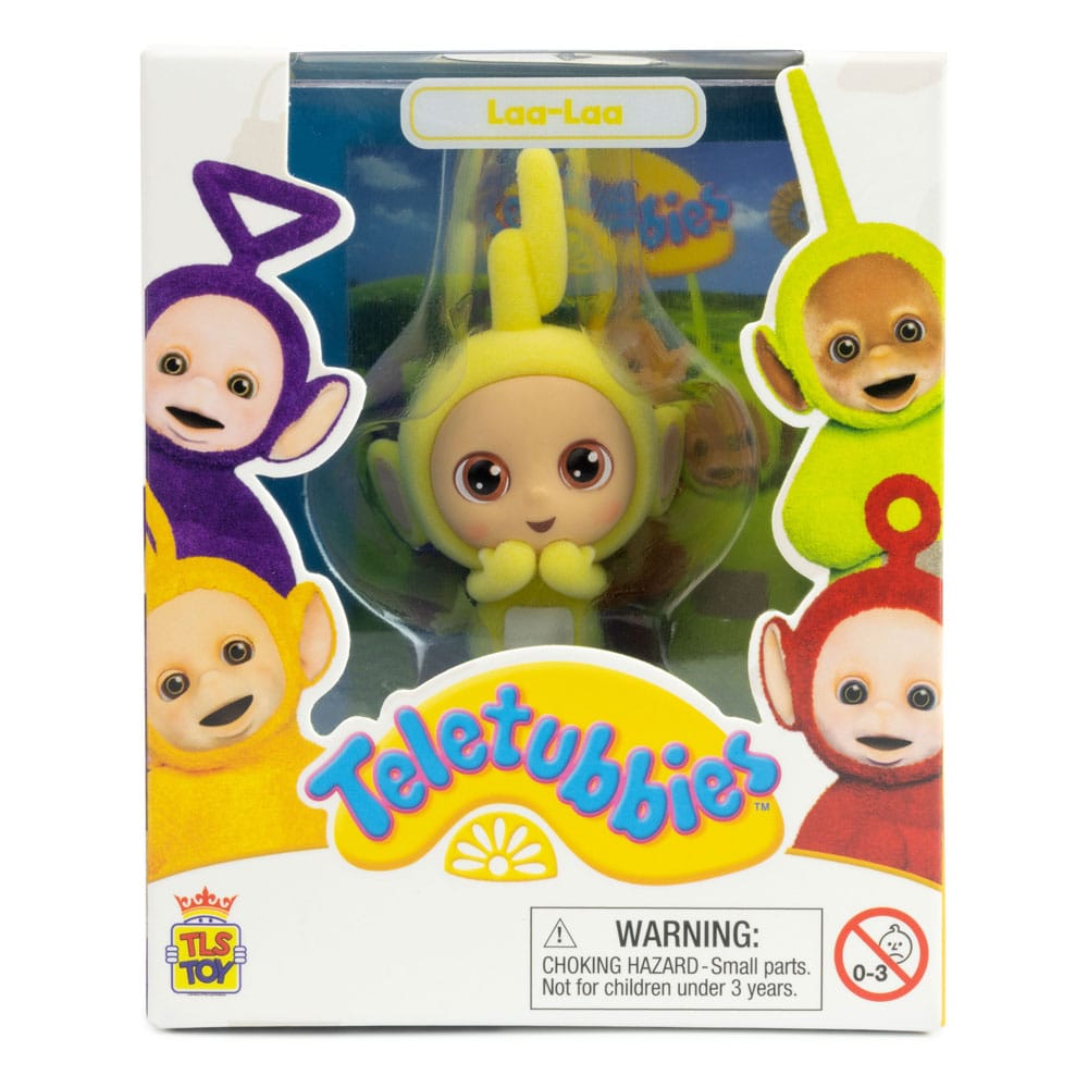 Teletubbies figurine mini Cheebee Laa-Laa Flocked 6 cm