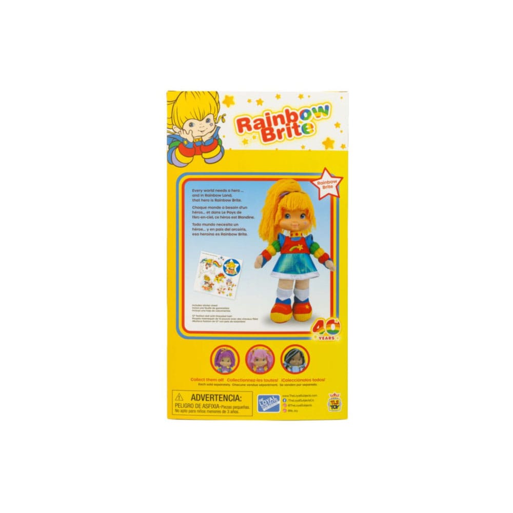 Blondine au pays de l'arc-en-ciel Rag Doll poupée Blondine au pays de l'arc-en-ciel 36 cm