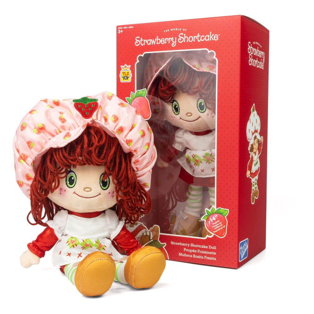 Charlotte aux fraises Rag Doll poupée Charlotte aux fraises 36 cm