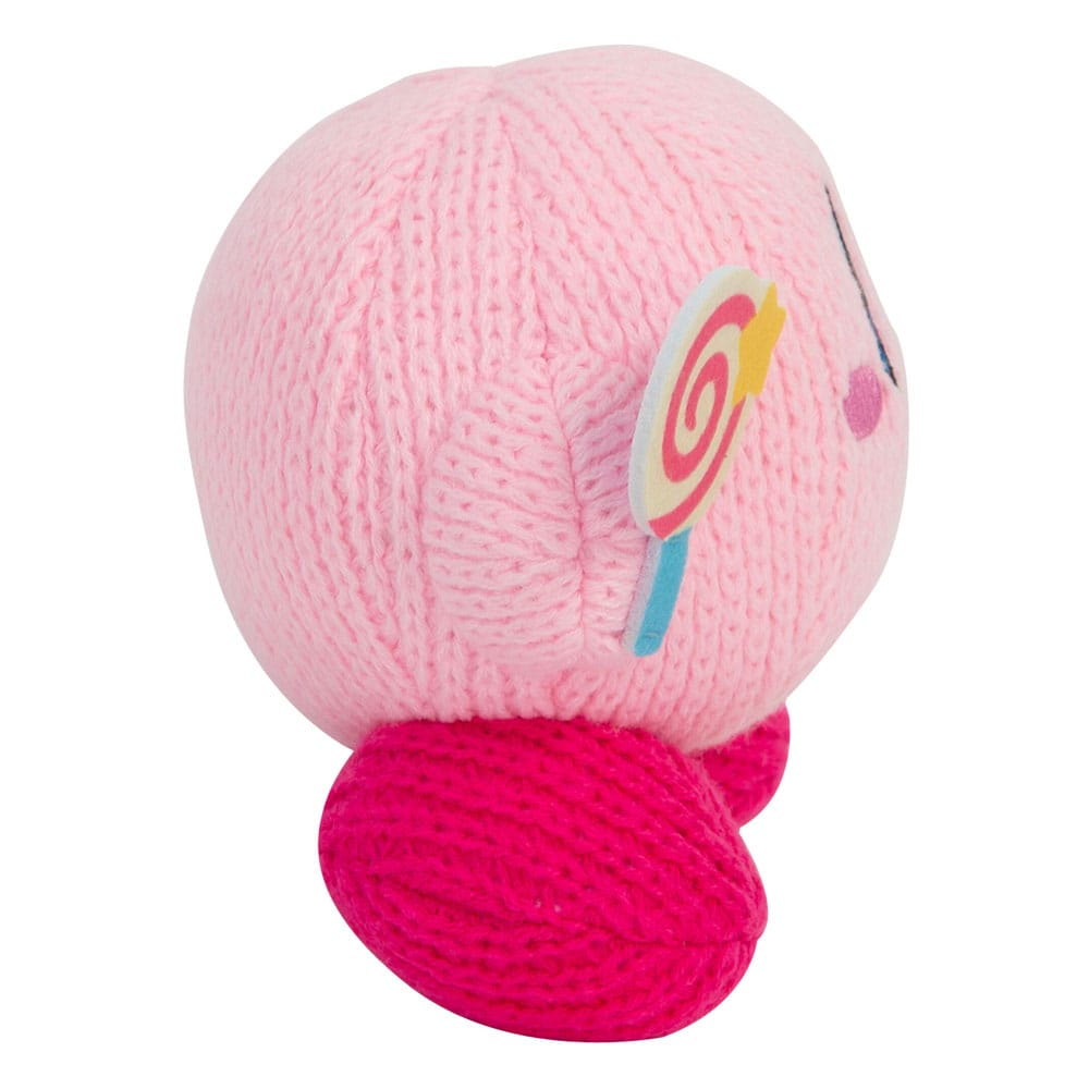 Kirby peluche Nuiguru-Knit Kirby with Invincible Candy Wand