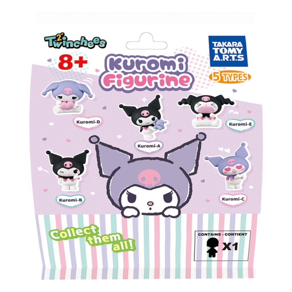 Sanrio assortiment figurines Twinchees Kuromi 5 cm (24)