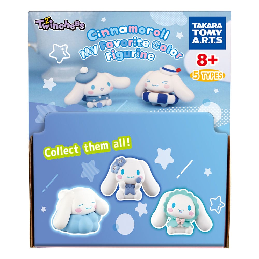 Sanrio assortiment figurines Twinchees Cinamoroll My Favourite Colour 5 cm (24)