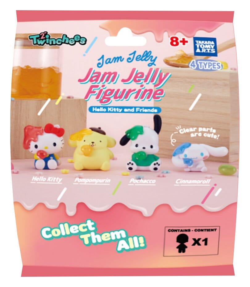 Sanrio Blind Pack assortiment figurines Twinchees Hello Kitty & Friends Jam Jelly 5 cm (24)